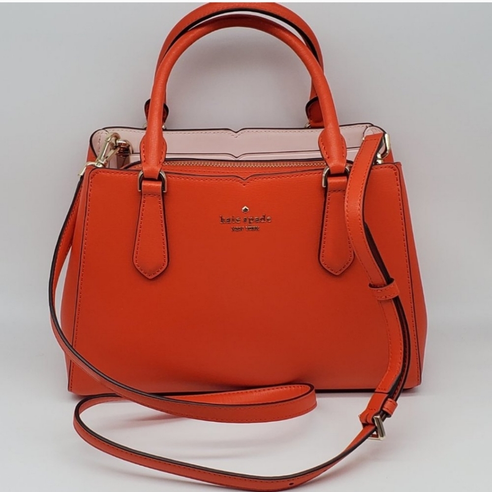KATE SPADE ORANGE CROSSBODY SATCHEL BAG